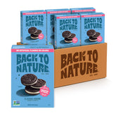 Back to Nature front packaging showing plant-based cookies and benefits