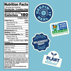 Back to Nature close-up of side pack and nutrition facts for quick product details