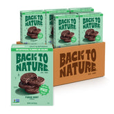 Back to Nature front packaging showing 6-pack and product benefit portion control