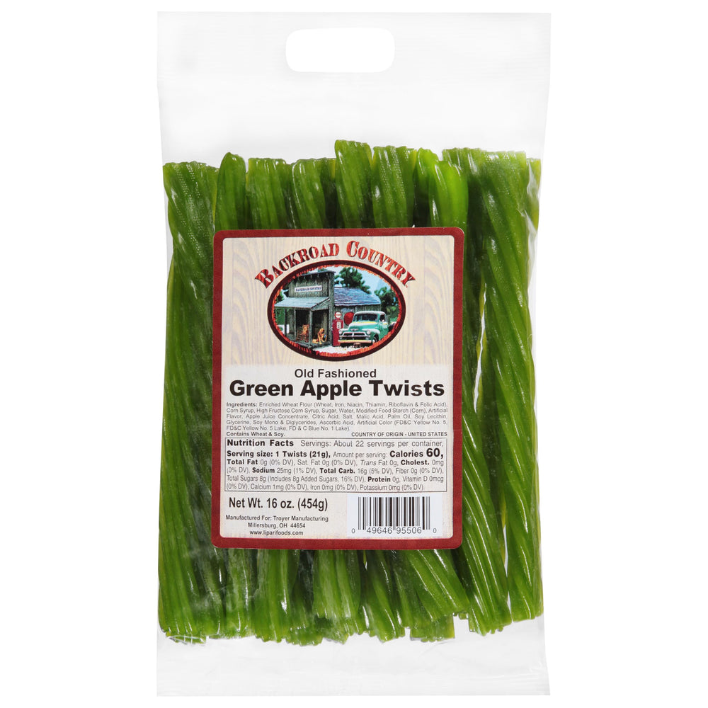 Backroad Country front packaging showing two 16 oz bags and clear branding, ready to snack