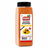 Badia blackened seasoning front label showing brand and Creole blend benefit