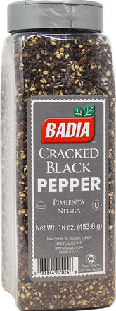Badia front packaging showing 16 oz jar and bold seasoning benefit