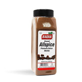 Badia ground allspice front packaging showing label and 16 oz size, enhancing pantry organization