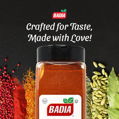 Badia rub texture close-up revealing coarse blend that forms flavorful crust