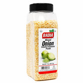 Badia front jar showing label and 17 oz convenience for pantry storage