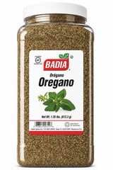 Badia front packaging showing large 1.35 lb container and clear label benefit freshness
