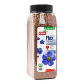 Badia front packaging showing 22 oz bag and organic label, adds convenient nutrition
