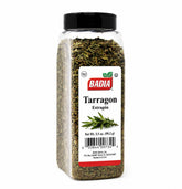 Badia tarragon front packaging showing jar and brand for reliable seasoning