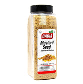 Badia front packaging showing 24 oz mustard seeds and clear branding for pantry convenience