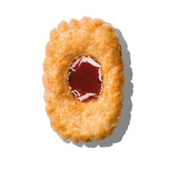 Bahlsen Deloba red currant center detail showcasing jam filling and bright fruity contrast