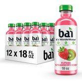 Bai Kupang strawberry kiwi front packaging showing bright bottle and branding benefits