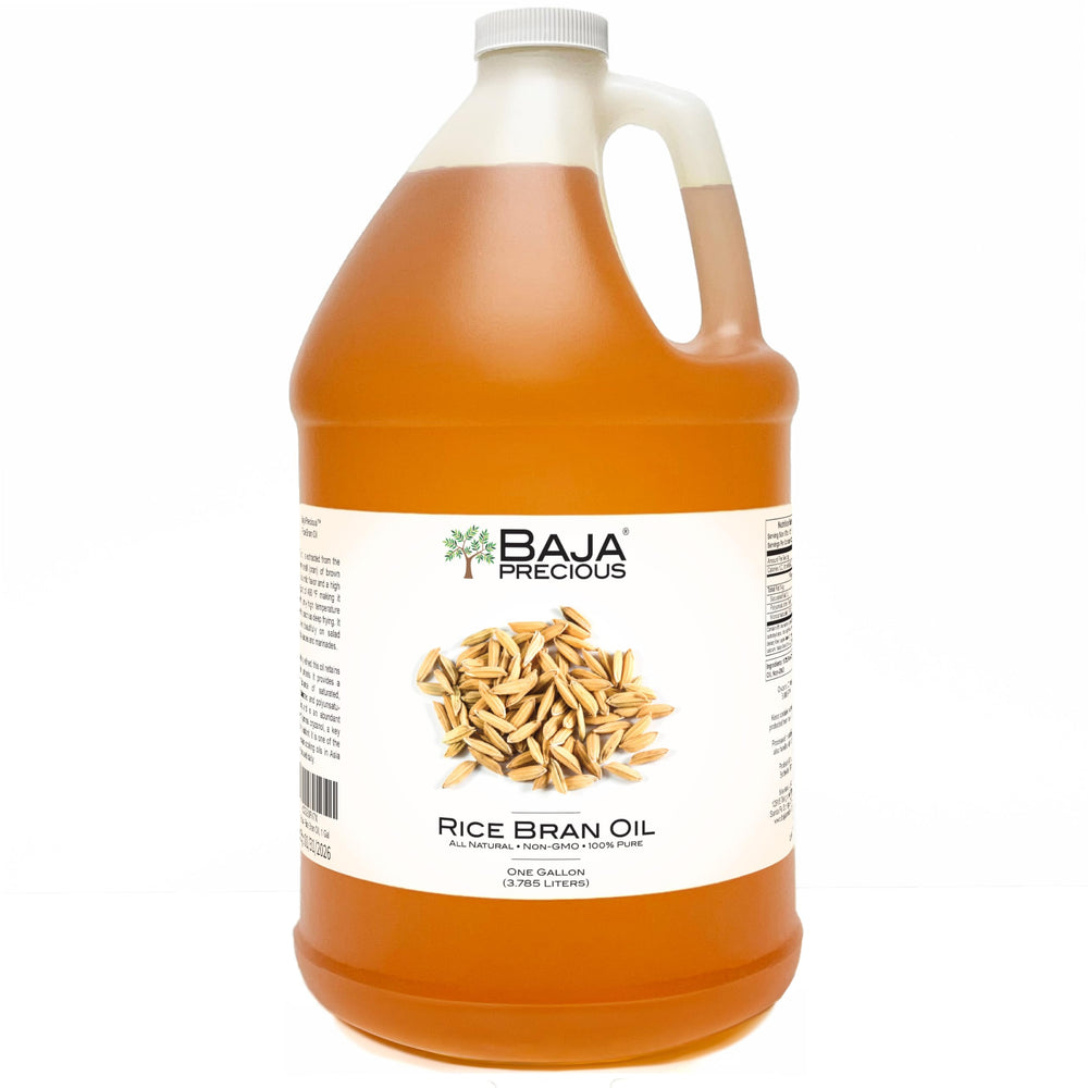 Baja Precious gallon jug front view showing label and easy-pour cap benefit