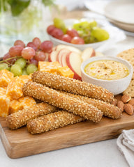 Baked in Brooklyn close-up of sesame seeds highlighting nutty flavor