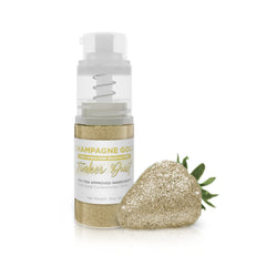 Bakell Champagne Gold front packaging showing mini spray pump and label for easy use