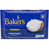 Baker's front package showing 14 oz bag and branding benefit convenience