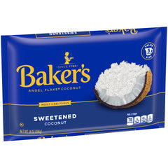 Baker's flakes sprinkled on cake adding visual appeal and flavor