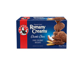 BAKERS Romany Creams front pack showing product and certification benefits