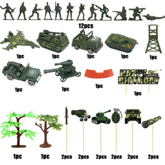 BANBALLON close-up of army figures highlighting realistic details and durability