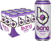 Bang Purple Haze 16 oz can front view showing vibrant packaging and convenient size