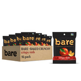 Bare apple chips front packaging showing convenient single-serve bags and label benefits