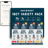 Bare Bones front packaging showing the variety pack and benefits