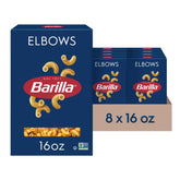 Barilla front packaging showing 16 oz box and brand clarity