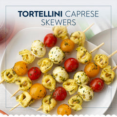 Barilla tortellini close-up of filled center showing creamy cheese texture and flavor