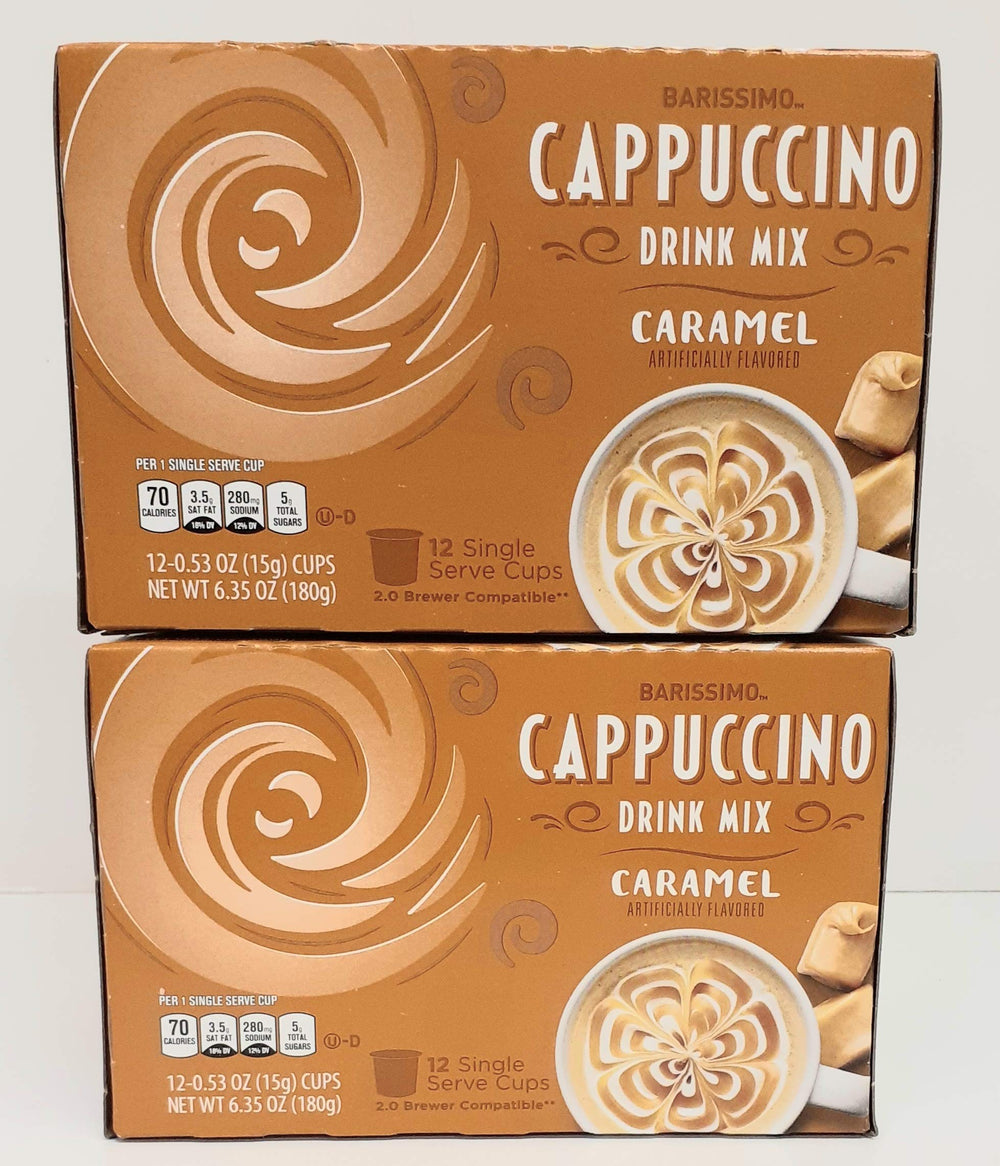 Barissimo front packaging showing two boxes and 24 pods for convenient storage