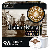 Barista Prima front packaging showing 96-count and roast benefits