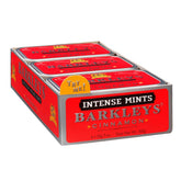 Barkleys front tin showing cinnamon design and portability benefit