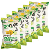 Barnana front packaging showing Acapulco Lime flavor and organic badge, clear branding benefit