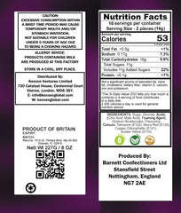 Barnetts fruit candy texture detail revealing glossy finish and fruit colours