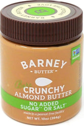 Barney Butter front jar showing label and crunchy almond spread
