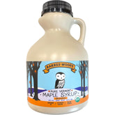 Barred Woods front jug showing label and easy-pour cap, highlights purity