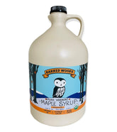 Barred Woods front packaging one-gallon jug showing label and tamper cap for freshness