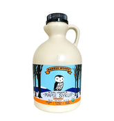 Barred Woods quart jug front view showing label and tamper‑proof cap for freshness
