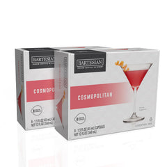 Bartesian Cosmopolitan front packaging showing 16 capsules and benefits