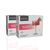 Bartesian front packaging showing 16-pack watermelon margarita capsules and benefits