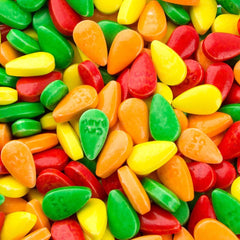 Bayside Candy bag held in hand showing 2 lb scale for value and quantity