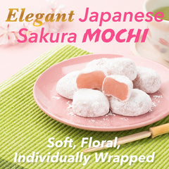 BAYU STORE close-up of soft chewy mochi texture highlighting tenderness