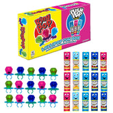 Bazooka Candy Brands front box packaging showing assortment, easy party use