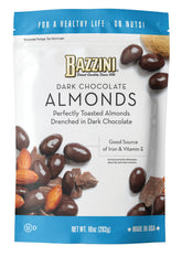 Bazzini front packaging showing 10oz pouch and gourmet appeal