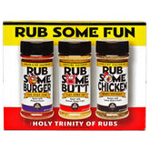 BBQ Spot front box shot showing Rub Some Fun gift pack and attractive presentation