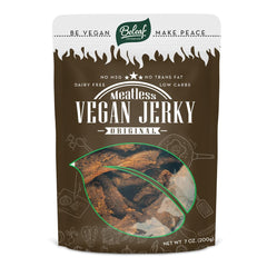 BE LEAF front packaging showing 7oz bag and original flavor, grab-and-go convenience