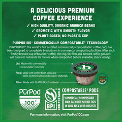 beaniac brewed cup top view showcasing medium roast crema and clarity