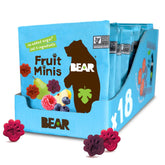 BEAR front pack view showing raspberry and blueberry variety and convenient 18-count