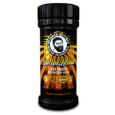 Bearded Butcher Butter Blend front shaker showing branding and size for easy identification
