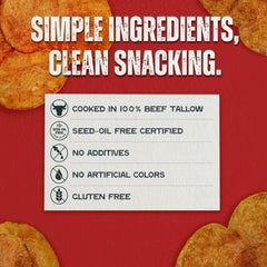 Beefy's Own three ingredients displayed for simple, clean snacking