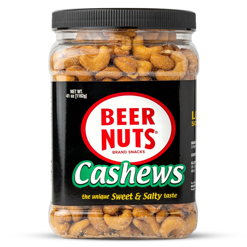 Beer Nuts front bag shot showing 41 oz package and bold branding