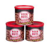 BEER NUTS front packaging showing 12oz can and branding for easy grab-and-go